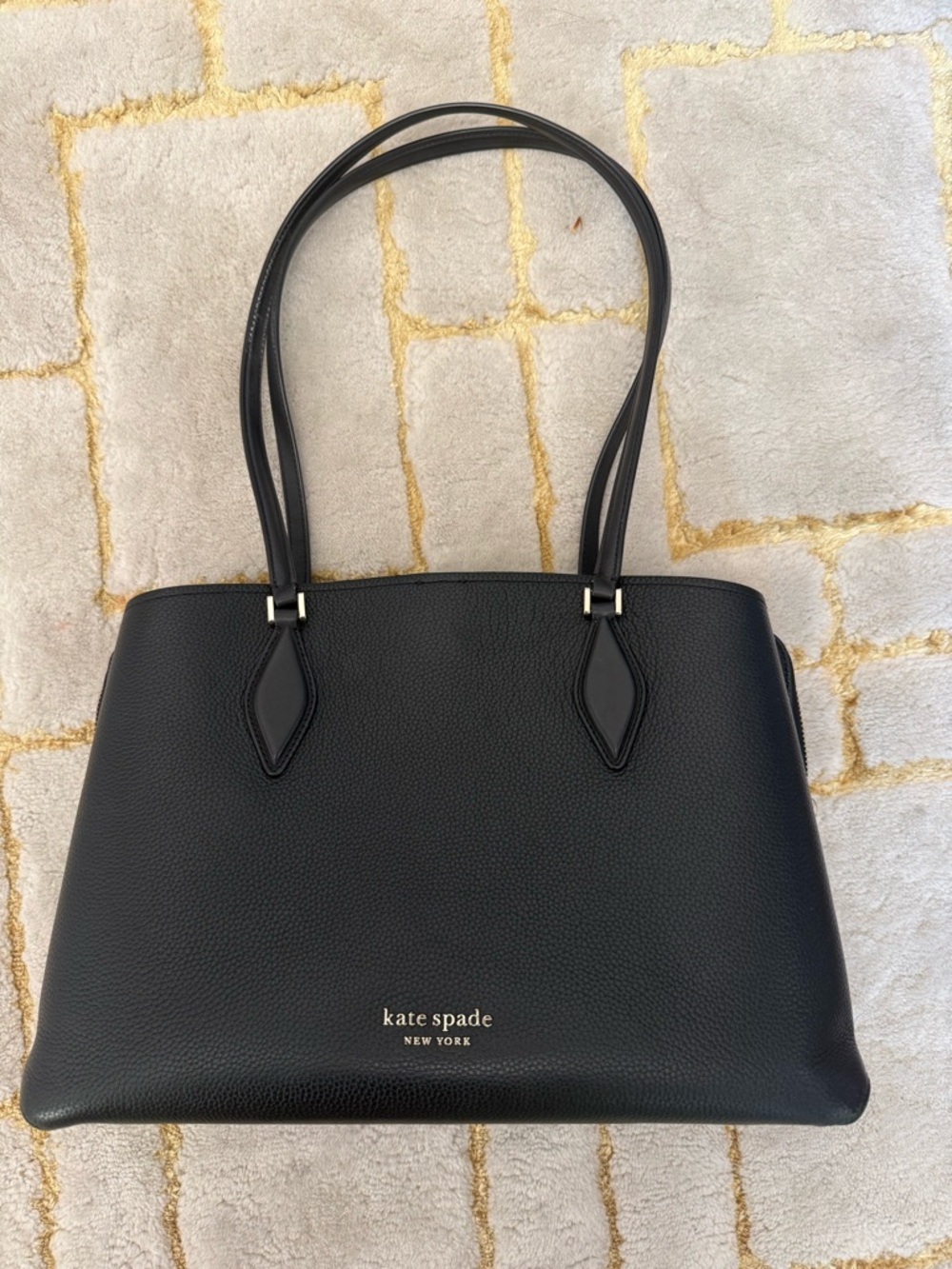 kate spade black tote